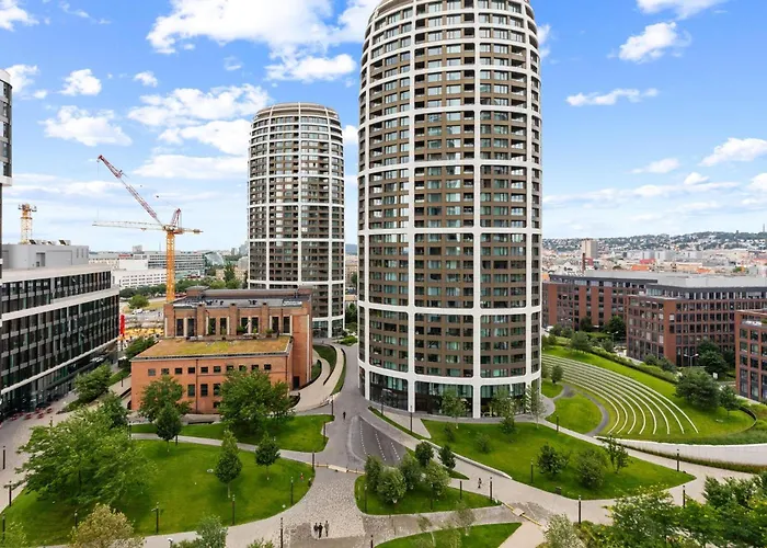 Skypark With Views Free Parking Apartmán Bratislava